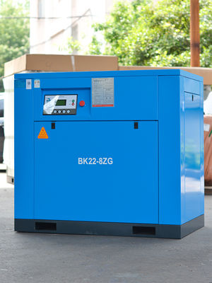 8bar 22kW Smarowane olejem dwuśrubowe sprężarki powietrza Jednostopniowa lista ISO9001