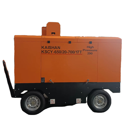 KSCY-650/20-700/17 18m3/Min 650CFM 20bar 17bar Przenośny obrotowy śrubokręt gazowy Sprężarka powietrza Sprężarka śrubokrętna