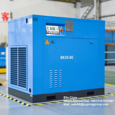 Elektryczny sprężarz powietrza 55kw 100hp 10m3/min 8 bar Prężarz gazowy obrotowy BK55-8G
